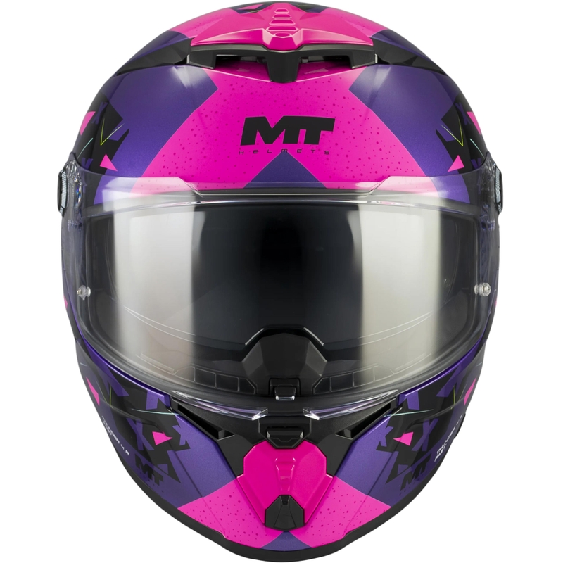 Integrální helma na motorku MT Thunder 4 R SV Fast C8 fialovo-růžovo-černá