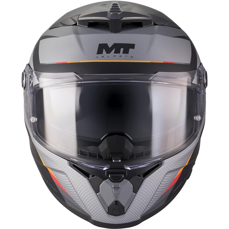 Integrální helma na motorku MT Thunder 4 R SV Highway B5 matná šedo-černá