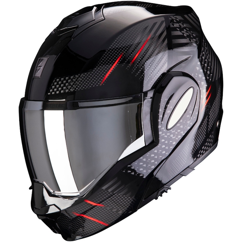 Flip sisak Scorpion EXO-TECH Pulse fekete-piros