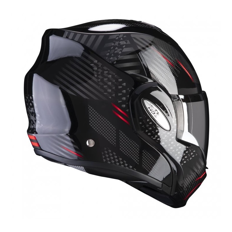 Flip sisak Scorpion EXO-TECH Pulse fekete-piros