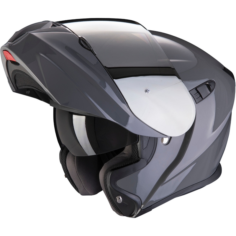 Motoros sisak flip Scorpion EXO-920 szürke akció kiárusítás