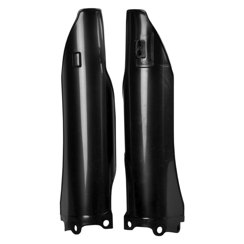 Fork guards POLISPORT (pár) fekete részére KAWASAKI KX 250 (F) 4T 2006-2008, KAWASAKI KX 450 (F) 2005-2008