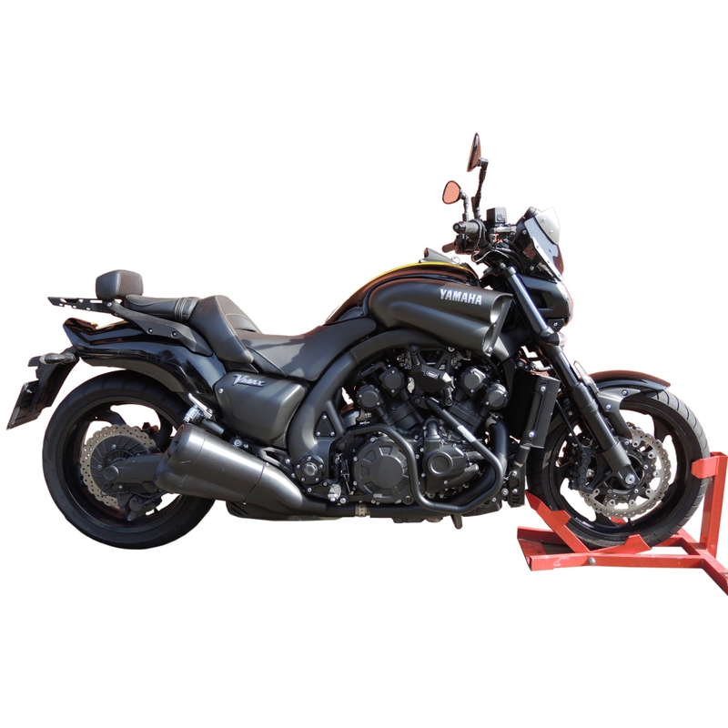 Engine guards RDMOTO matt black upper + lower részére YAMAHA V-Max 1700 2009-2014