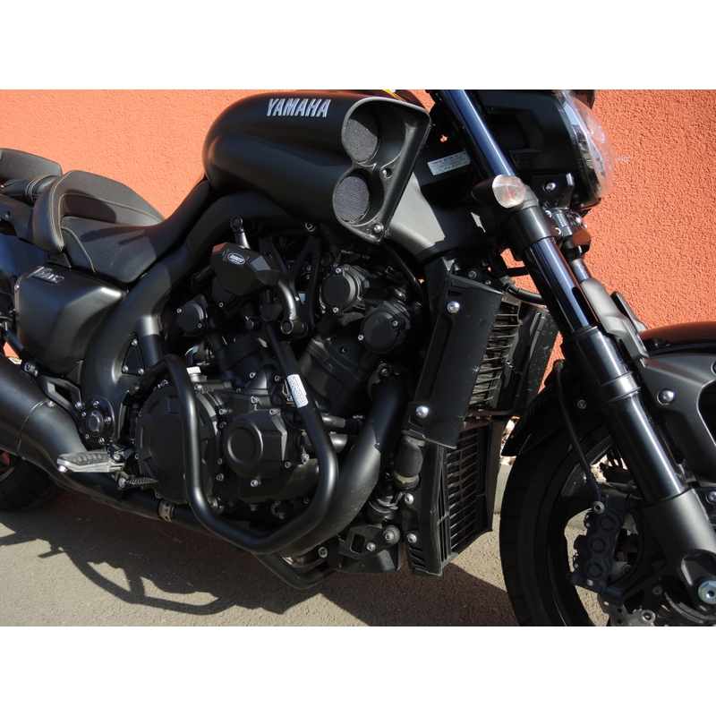 Engine guards RDMOTO matt black upper + lower részére YAMAHA V-Max 1700 2009-2014