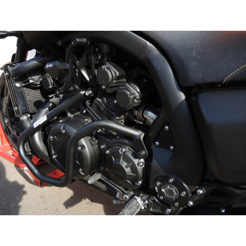 Engine guards RDMOTO matt black upper + lower részére YAMAHA V-Max 1700 2009-2014