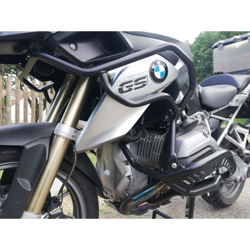Engine guards RDMOTO matt black upper + lower részére BMW R 1200 GS 2013-2019