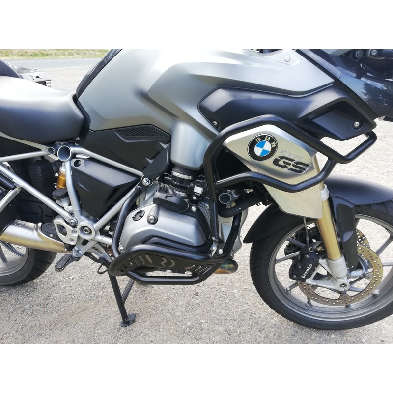 Engine guards RDMOTO matt black upper + lower részére BMW R 1200 GS 2013-2019