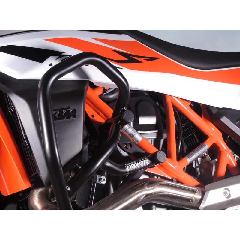 Engine guards RDMOTO matt black upper