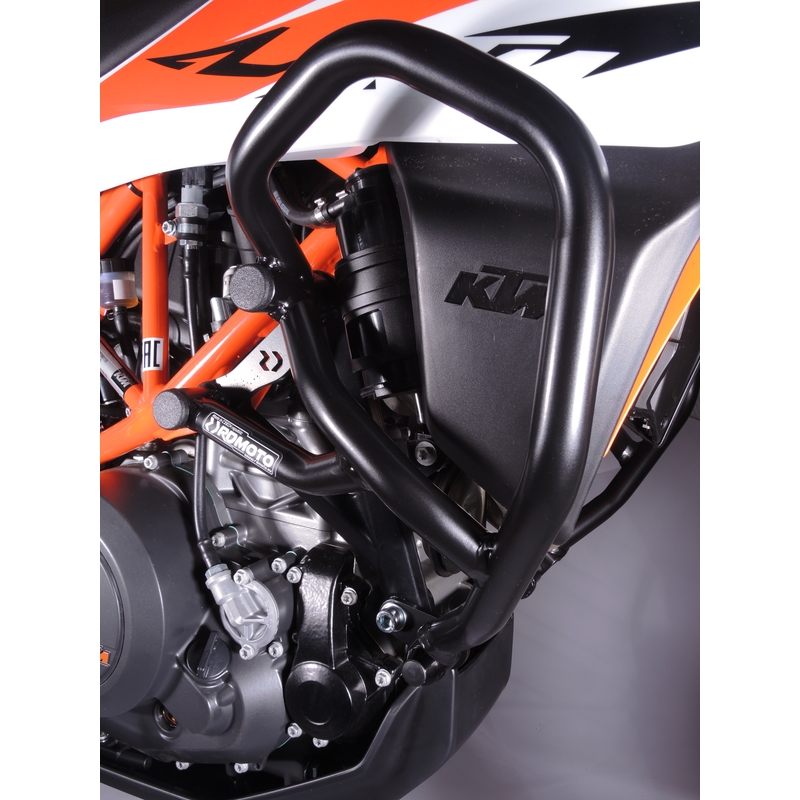Engine guards RDMOTO matt black upper