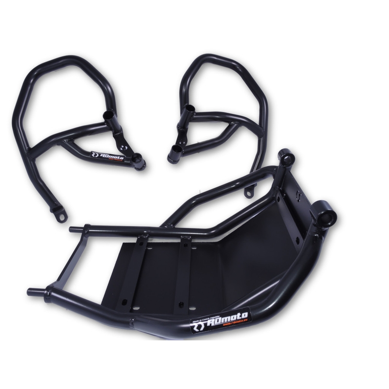 Engine guards RDMOTO matt black upper + lower