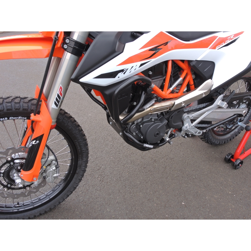 Engine guards RDMOTO matt black upper + lower
