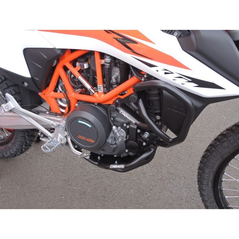 Engine guards RDMOTO matt black upper + lower