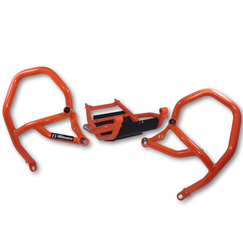 Engine guards RDMOTO narancssárga upper + lower