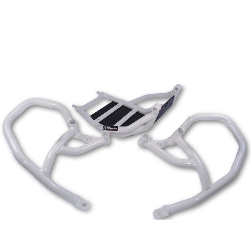 Engine guards RDMOTO fehér upper + lower