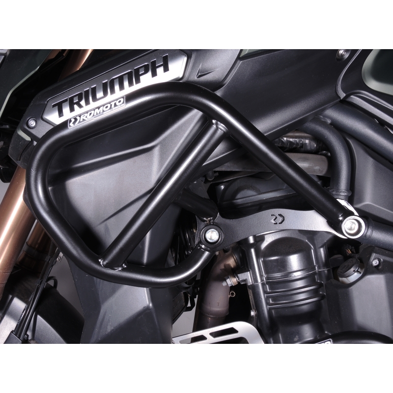 Engine guards RDMOTO matt black részére TRIUMPH Tiger 1200 Explorer / GT Explorer 2011-2015