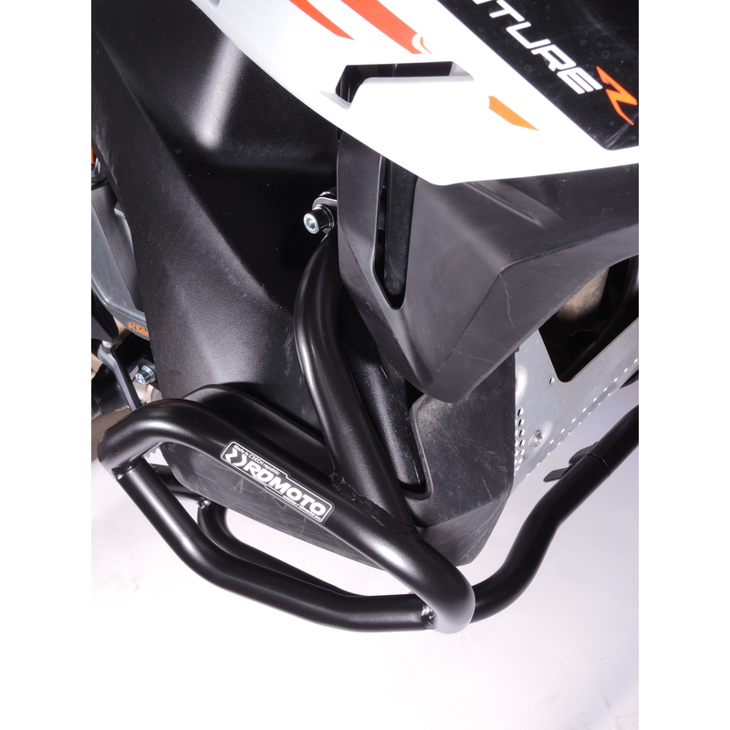 Engine guards RDMOTO matt black alacsonyabb részére KTM Adventure 790 / R 2019-2020, KTM Adventure 890 /R/L 2021-2023