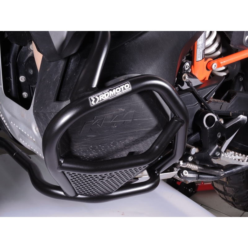 Engine guards RDMOTO matt black alacsonyabb részére KTM Adventure 790 / R 2019-2020, KTM Adventure 890 /R/L 2021-2023