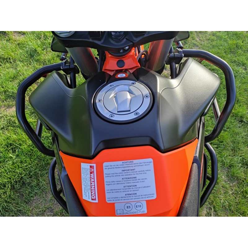 Engine guards RDMOTO matt black upper + lower részére KTM Adventure 790 / R 2019-2020, KTM Adventure 890 /R/L 2021-2022