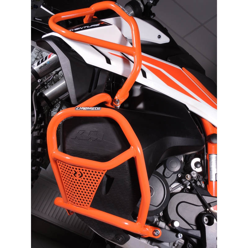 Engine guards RDMOTO narancssárga upper + lower