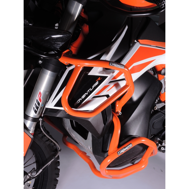 Engine guards RDMOTO narancssárga upper + lower