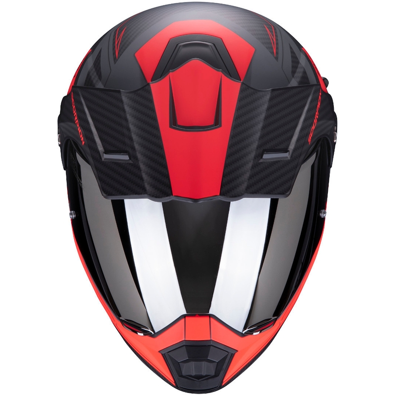 Összecsukható enduro sisak Scorpion ADX-1 Tucson szürke-piros akció kiárusítás
