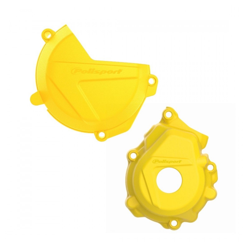 Clutch and ignition cover protector kit POLISPORT sárga