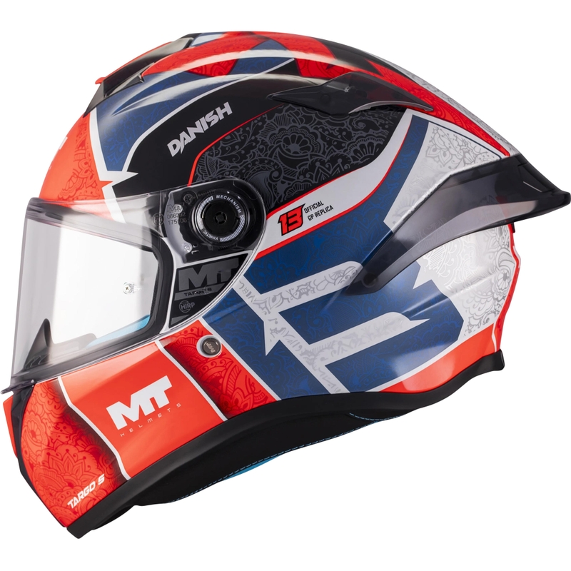 Integrální helma na motorku MT Targo S Danish_26_Season C5 červeno-modro-šedá