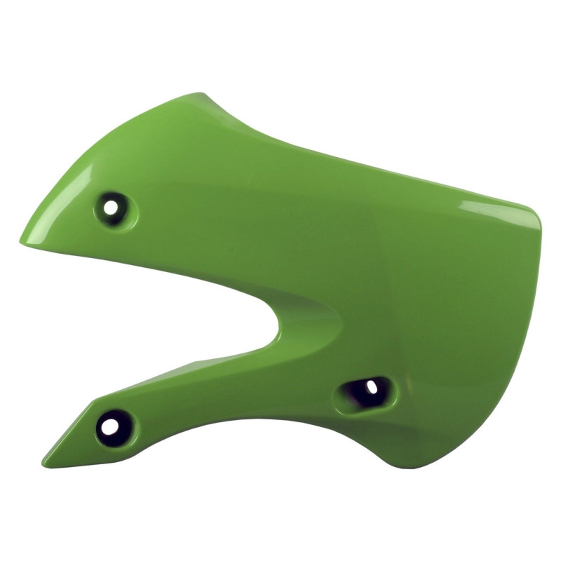 Radiator scoops POLISPORT (pár) green 05 részére KAWASAKI KX 65 2000-2026, KAWASAKI KLX 110 (R) 2002-2009