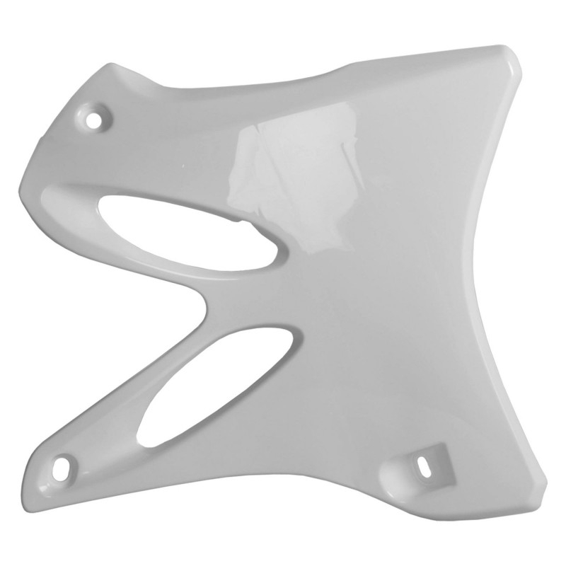 Radiator scoops POLISPORT (pár) fehér részére YAMAHA YZ 125 2002-2014, YAMAHA YZ 250 2002-2014