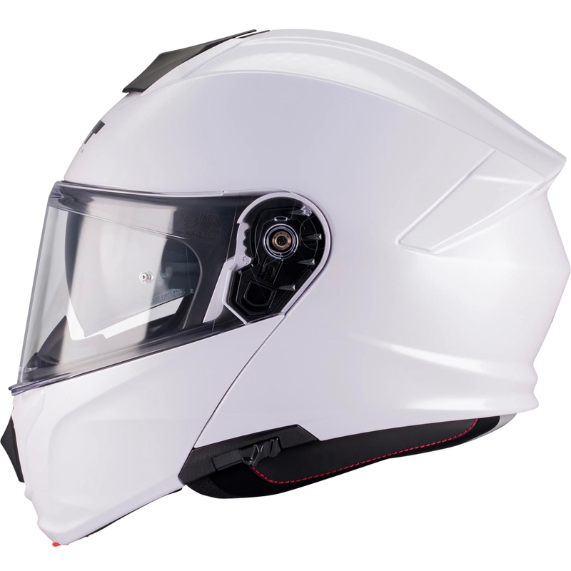 Výklopná helma na motorku MT Genesis R SV A0 bílá
