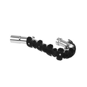 Exhaust head pipe guard POLISPORT ARMADILLO hosszú fekete