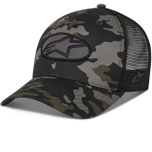 Alpinestars Oblique Camo Trucker sapka fekete-camo-fekete