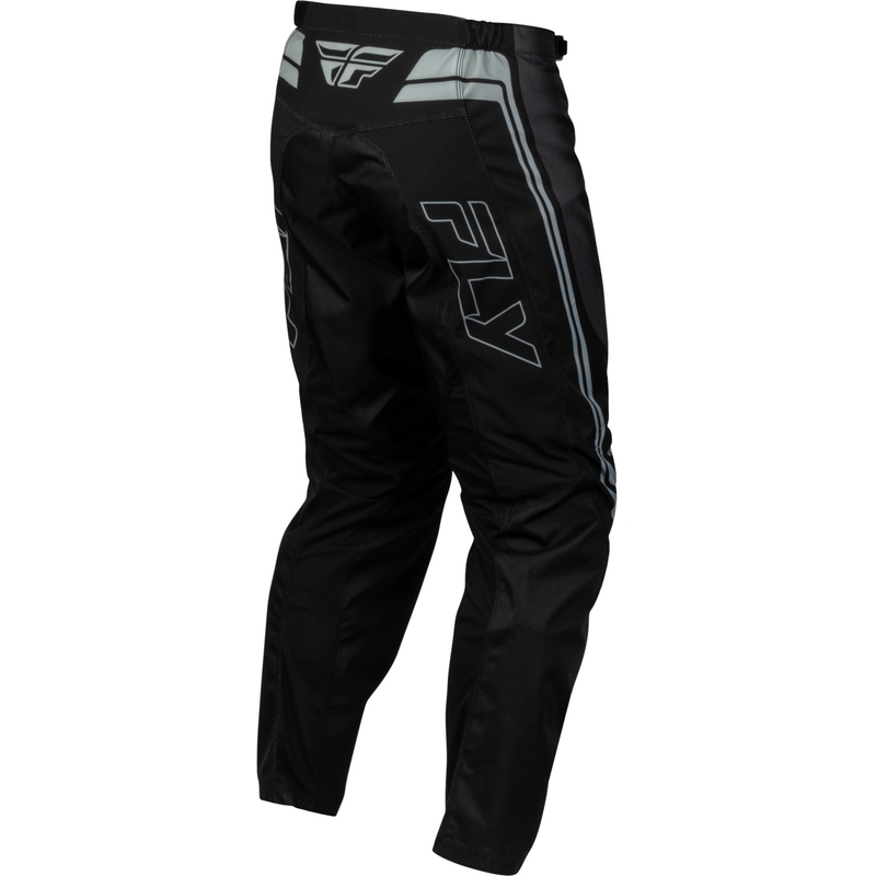 Dětské motokrosové kalhoty na motorku FLY Racing F-16 Raze černo-šedé
