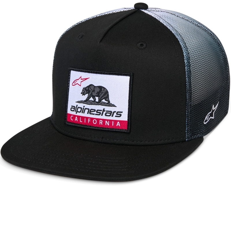 Kšiltovka Alpinestars Cali Gradient Trucker černo-bílá