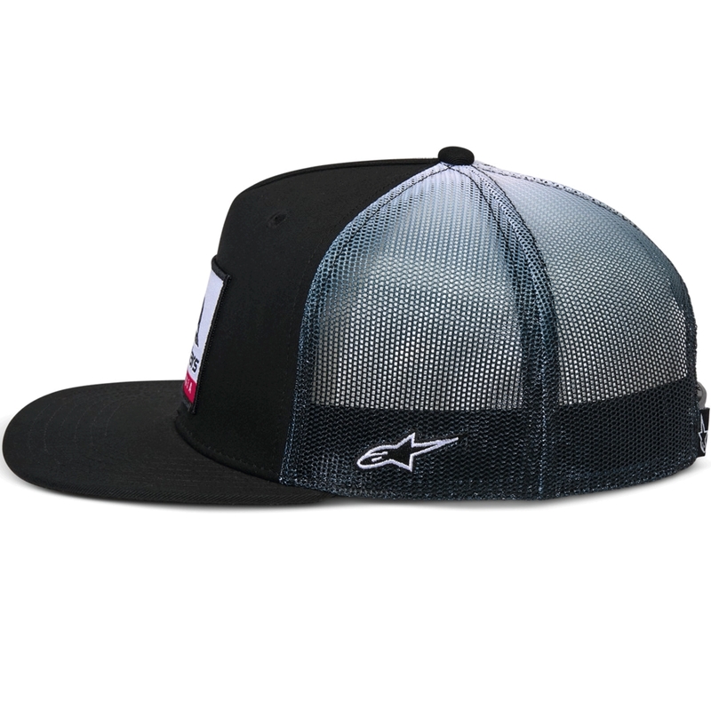 Kšiltovka Alpinestars Cali Gradient Trucker černo-bílá