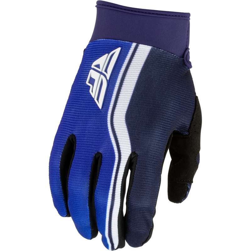 Dětské motokrosové rukavice na motorku FLY Racing F-16 Raze modro-modro-bílé