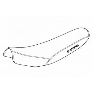Seat cover ATHENA WAVE fekete
