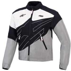 Alpinestars Stella Moshell női motoros kabát fekete-szürke-fehér-rózsaszín