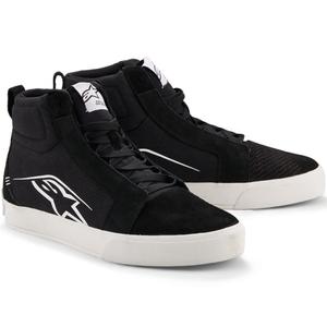 Boty na motorku Alpinestars Ride-63 Canvas černo-bílé