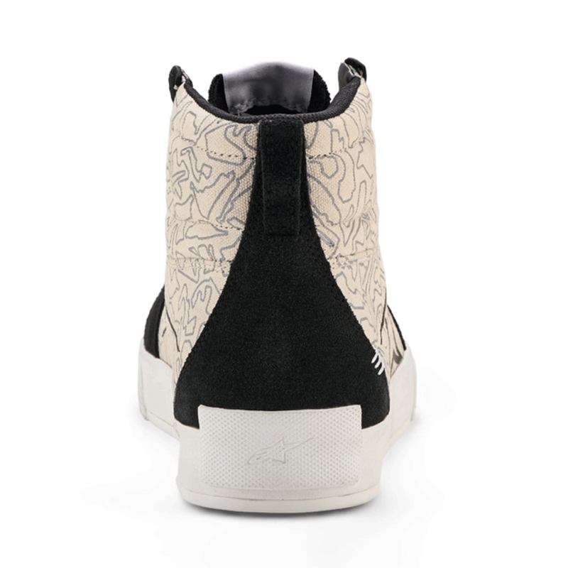 Boty na motorku Alpinestars Ride-63 Canvas černo-světle šedo-bílé