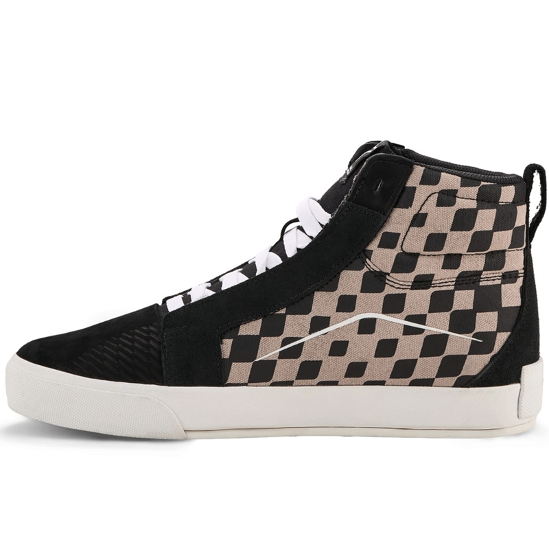 Boty na motorku Alpinestars Ride-63 Canvas černo-světle šedé