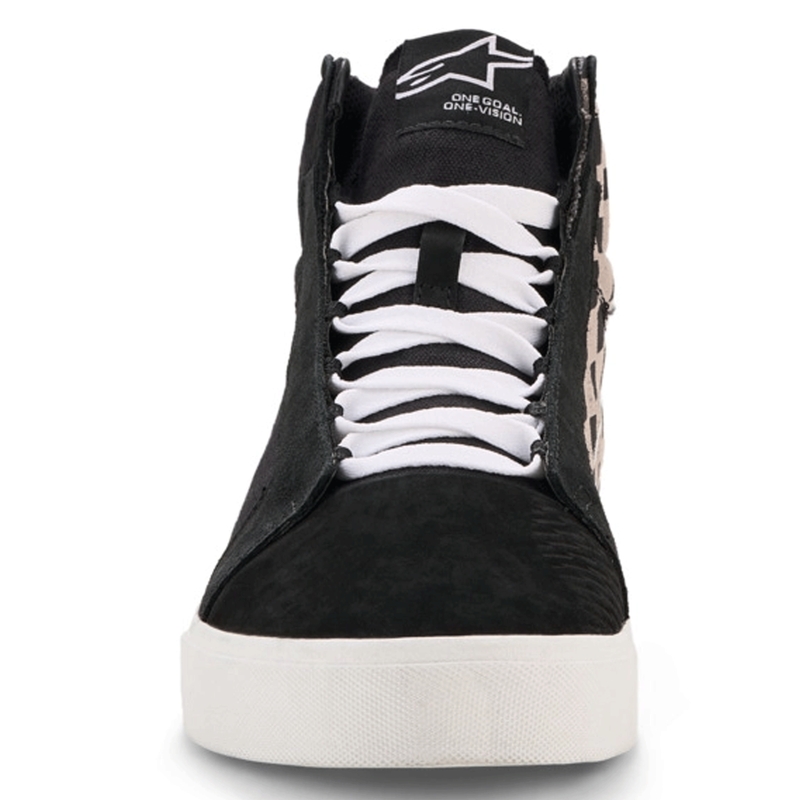 Boty na motorku Alpinestars Ride-63 Canvas černo-světle šedé