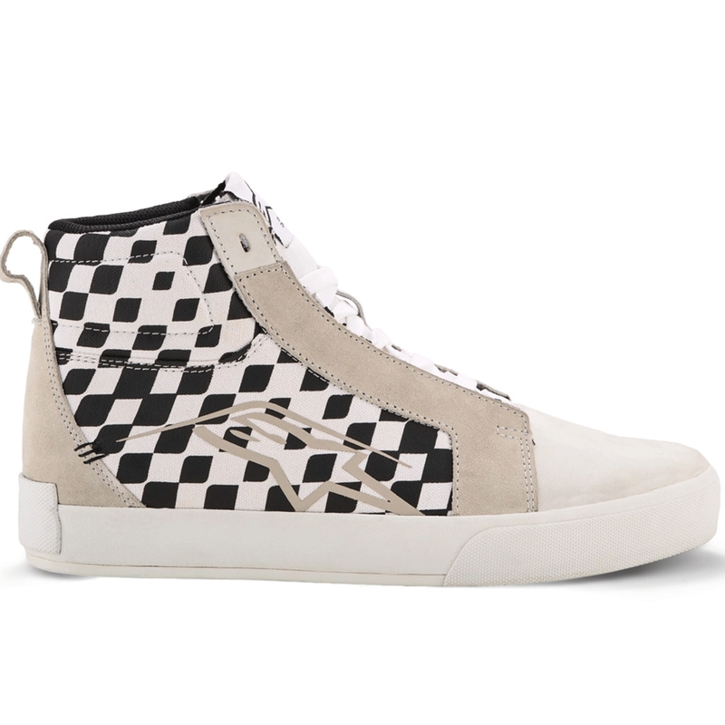 Boty na motorku Alpinestars Ride-63 Canvas černo-béžovo-bílé