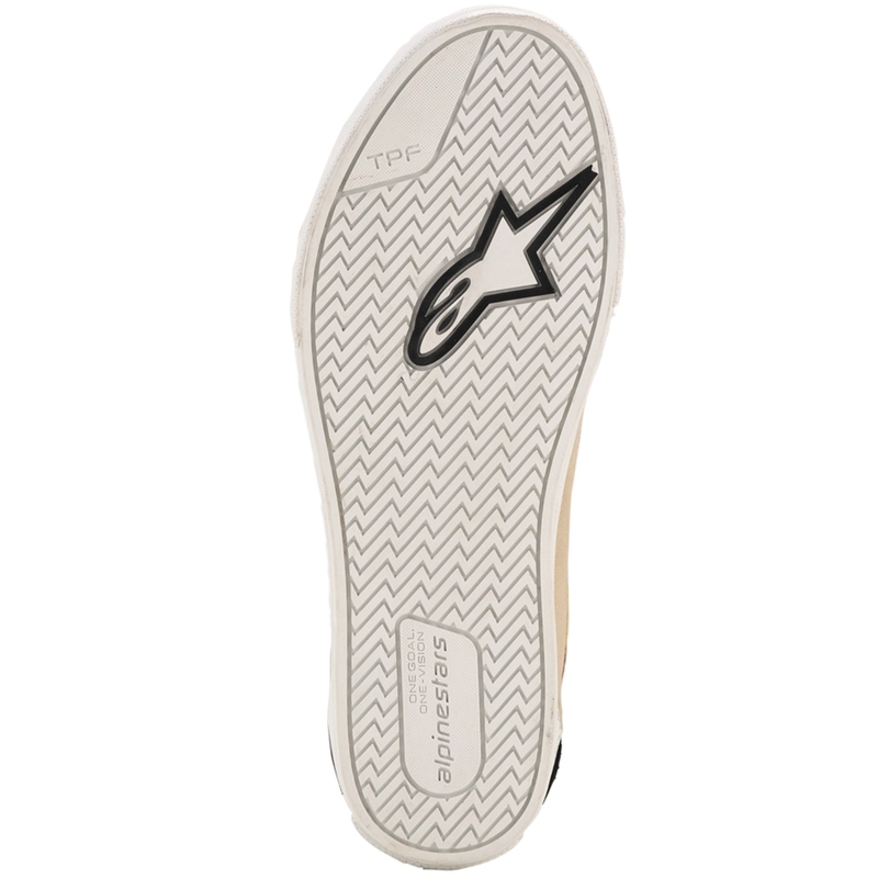 Boty na motorku Alpinestars Ride-63 Canvas krémovo-černo-bílé