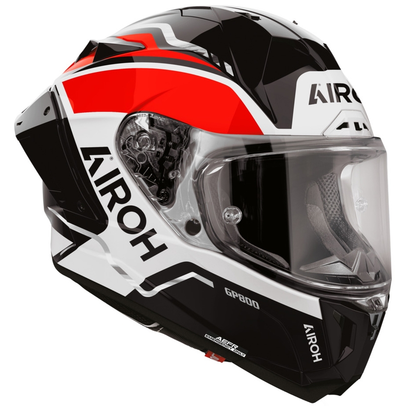 Integrální helma na motorku Airoh GP 800 Lane červená