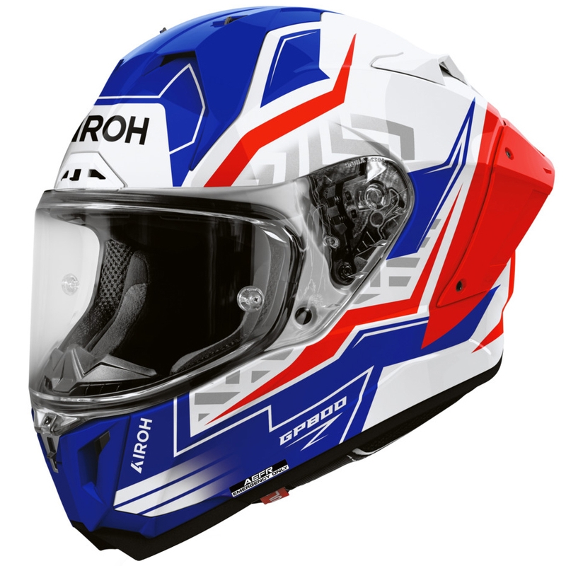 Integrální helma na motorku Airoh GP 800 Victory modro-červená