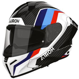 Integrální helma na motorku Airoh Matryx Carbon Rank černo-bílo-modrá