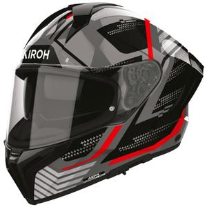 Integrální helma na motorku Airoh Matryx Starburst černo-červená