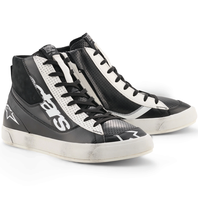 Boty na motorku Alpinestars Stated Flair černo-bílé