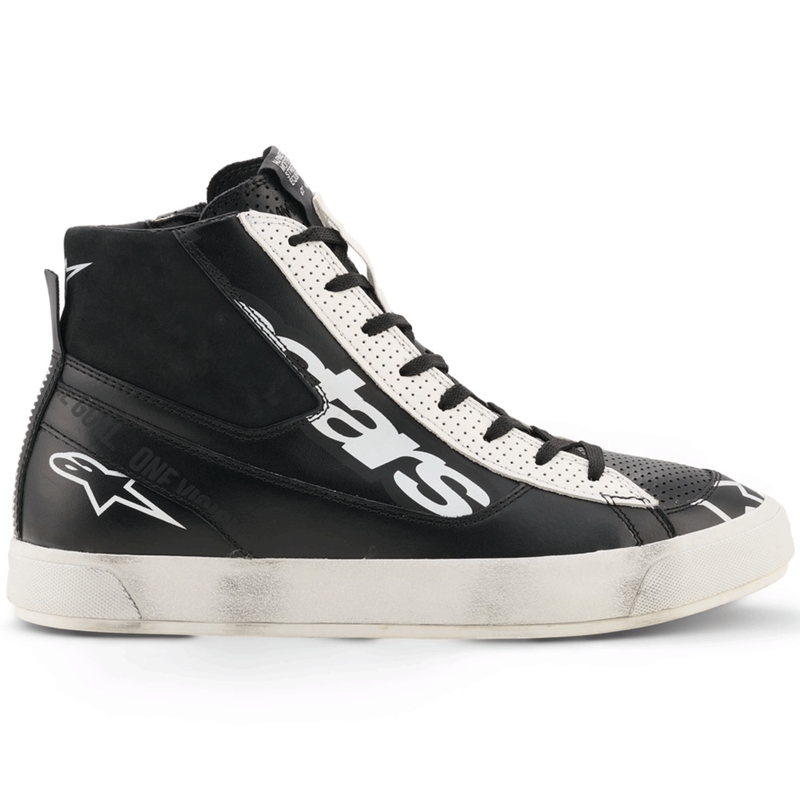 Boty na motorku Alpinestars Stated Flair černo-bílé